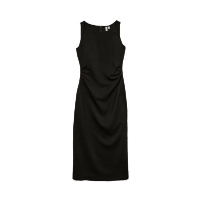 рокля,дамски,поли,и,рокли,vero,moda,indica,sleeveless,long,dress,black,(black)