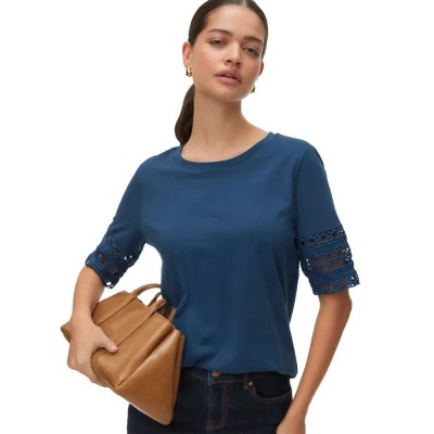 тениска,мъжки,тениски,дамски,тениски,vero,moda,ivacy,short,sleeve,t,shirt,blue,(dark,denim)