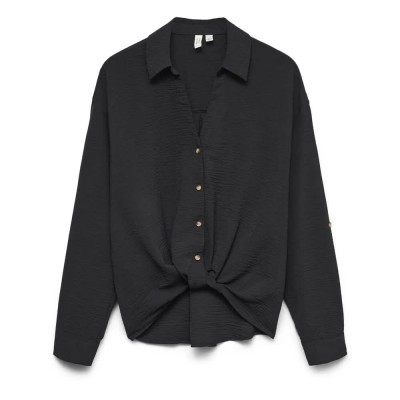 риза,с,дълъг,ръкав,дамски,ризи,vero,moda,izzy,long,sleeve,shirt,black,(black)
