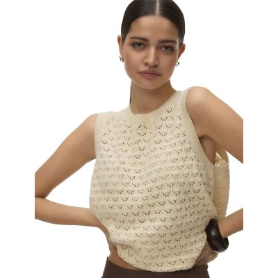 потник,дамски,пуловери,дамски,плетени,дрехи,vero,moda,jaqueline,knitted,vest,beige,(birch)