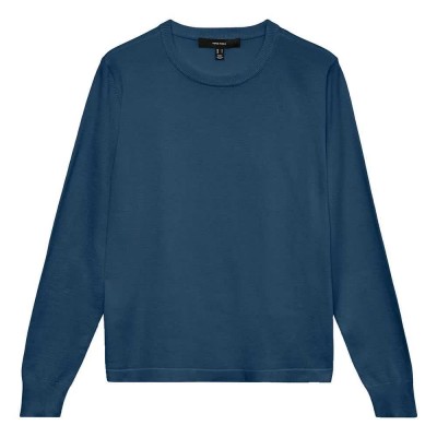 блуза,дамски,пуловери,дамски,плетени,дрехи,vero,moda,silje,sweater,blue,(dark,denim)