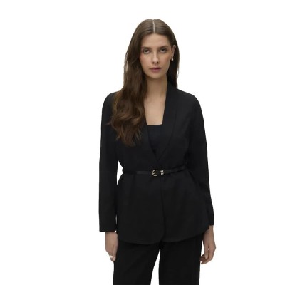 сако,дамски,сака,vero,moda,tahia,belt,loose,fit,blazer,black,(black)