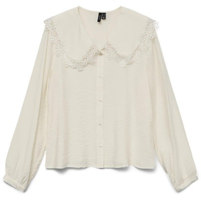 риза,с,дълъг,ръкав,дамски,ризи,мъжки,ризи,vero,moda,urli,long,sleeve,shirt,beige,(cloud,dancer)