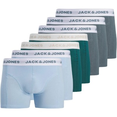 боксерки,мъжко,бельо,jack,&,jones,dean,solid,trunks,boxers,7,units,multicolor,(stormy,weather,stormy,weather,atlantic,deep,chambray,blue)