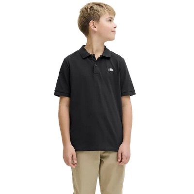 дамски,блузи,с,яка,мъжки,блузи,с,яка,jj,rebel,logo,short,sleeve,polo,black,(black)