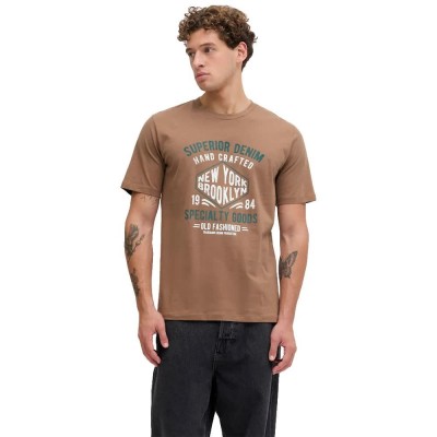 тениска,мъжки,тениски,дамски,тениски,jj,rebel,paxton,short,sleeve,t,shirt,brown,(coca,mocha)