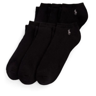 чорапи,мъжки,чорапи,дамски,чорапи,ralph,lauren,449723765,short,socks,6,pairs,black,(black)