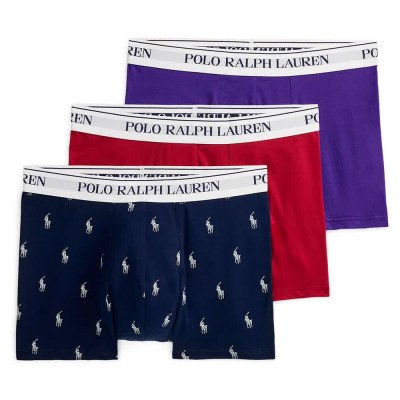боксерки,мъжко,бельо,polo,ralph,lauren,714830299,boxers,3,units,multicolor,(opulent,heritage,red,navy,aop)