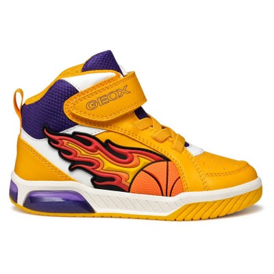 маратонки,мъжки,маратонки,дамски,маратонки,geox,inek,trainers,yellow,(yellow,purple)