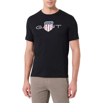 тениска,мъжки,тениски,дамски,тениски,gant,archive,short,sleeve,t,shirt,black,(black)