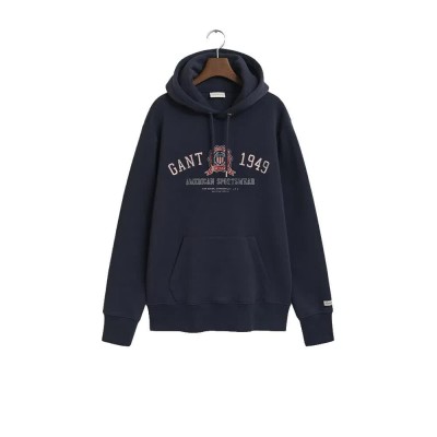 суичър,мъжки,пуловери,gant,crest,graphic,hoodie,blue,(navy,blue)
