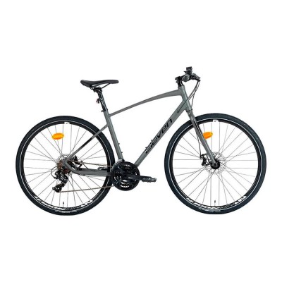 пътни,и,градски,велосипеди,eleven,freez,1.0,700c,sunrace,rdm37,bike,silver,(grey,matte,black)