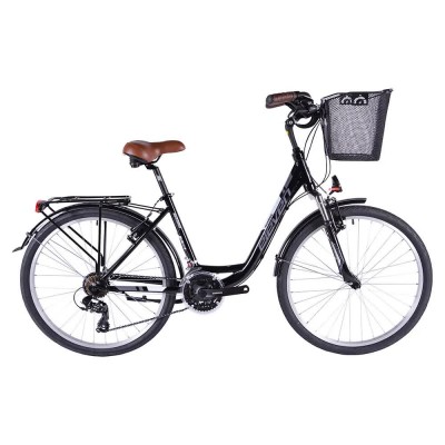 пътни,и,градски,велосипеди,eleven,outdoor,experience,raceline,327,26´´,sunrace,rdm37,bike,silver,(gloss,black)