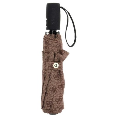 чадър,чадъри,guess,aw5387pol01,umbrella,brown,(latte,logo)