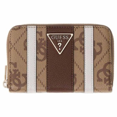 портфейли,и,портмонета,guess,laurel,ii,medium,wallet,brown,(latte,logo,brown)