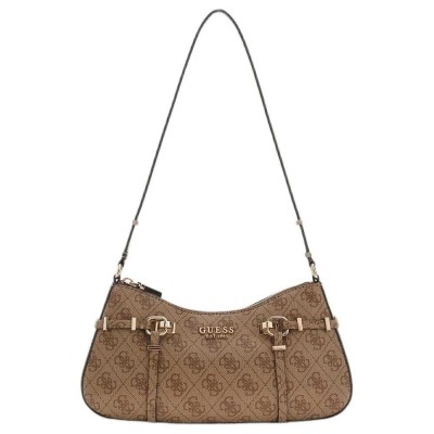 чанта,за,през,рамо,всички,чанти,guess,leona,logo,shoulder,bag,brown,(latte,logo)