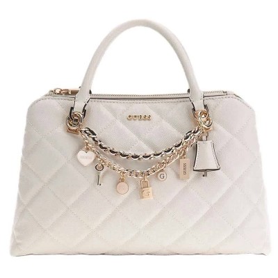 чанта,всички,чанти,guess,libby,satchel,bag,beige,(off,white)