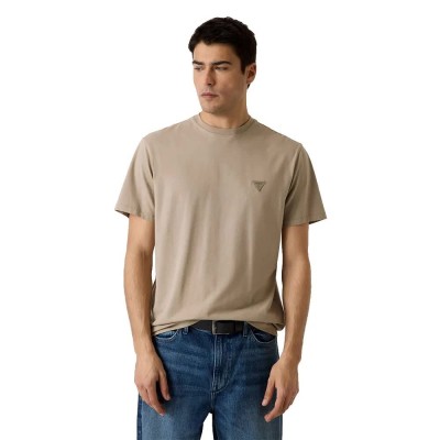 тениска,мъжки,тениски,дамски,тениски,guess,m6gi21k3053,short,sleeve,t,shirt,beige,(impact,grey)