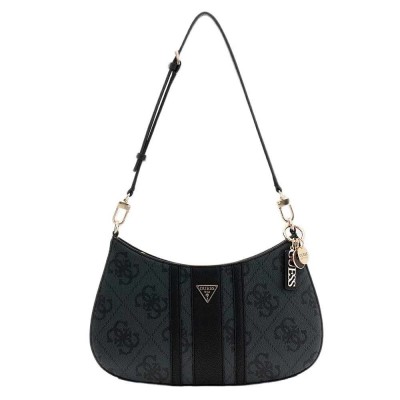 чанта,за,през,рамо,всички,чанти,guess,noelle,ii,shoulder,bag,black,(coal,logo)