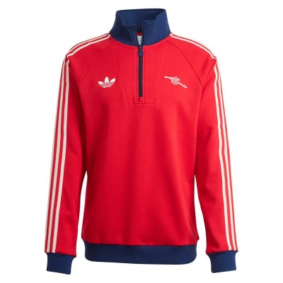 блуза,мъжки,пуловери,adidas,arsenal,fc,originals,half,zip,sweatshirt,red,(better,scarlet)