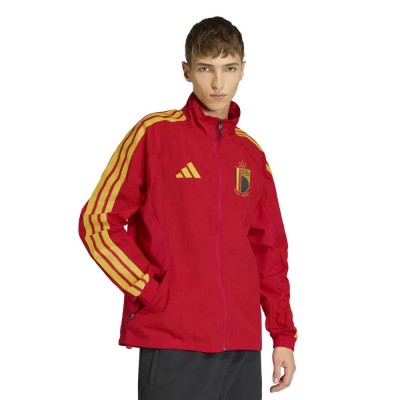 футболна,фланелка,мъжки,пуловери,adidas,belgium,home,anthem,full,zip,sweatshirt,red,(red)