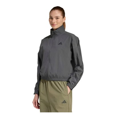 блуза,дамски,блузи,adidas,city,tech,woven,full,zip,sweatshirt,grey,(grey,six)