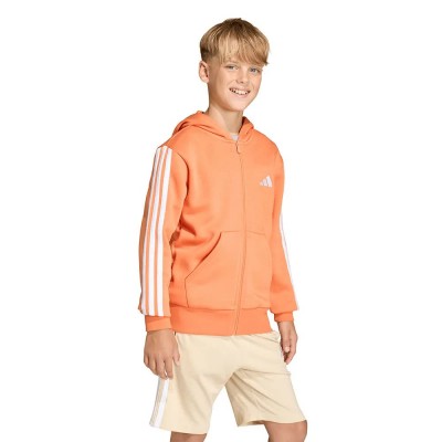 блуза,детски,блузи,adidas,essentials,full,zip,sweatshirt,orange,(dusky,orange,white)