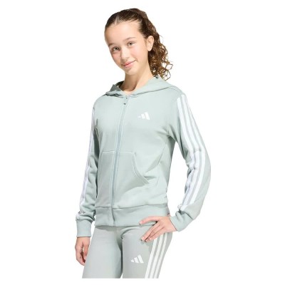 блуза,детски,блузи,adidas,essentials,full,zip,sweatshirt,grey,(wonder,sage,white)