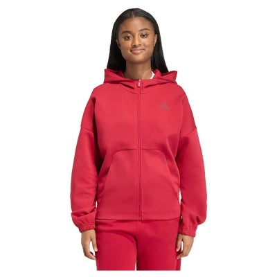 блуза,дамски,блузи,adidas,future,icons,small,logo,full,zip,sweatshirt,pink,(active,maroon)