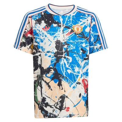 тениска,мъжки,тениски,дамски,тениски,adidas,manchester,united,stone,roses,short,sleeve,t,shirt,multicolor,(multicolor)