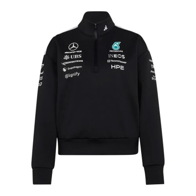 блуза,дамски,блузи,adidas,mercedes,amg,petronas,f1,team,engineers,half,zip,sweatshirt,black,(black)