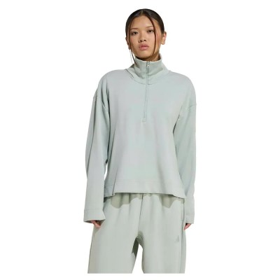 блуза,дамски,блузи,adidas,soft,lux,half,zip,sweatshirt,green,(wonder,sage)