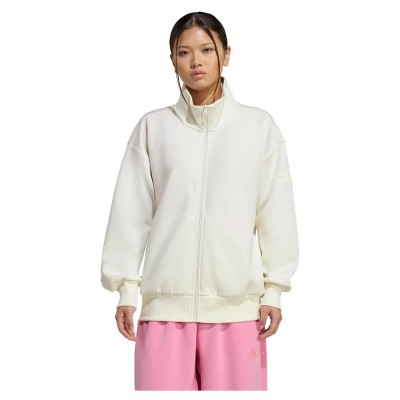 блуза,дамски,блузи,adidas,soft,lux,loose,full,zip,sweatshirt,white,(off,white)