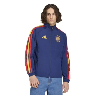 футболна,фланелка,мъжки,пуловери,adidas,spain,home,anthem,full,zip,sweatshirt,blue,(dark,blue)