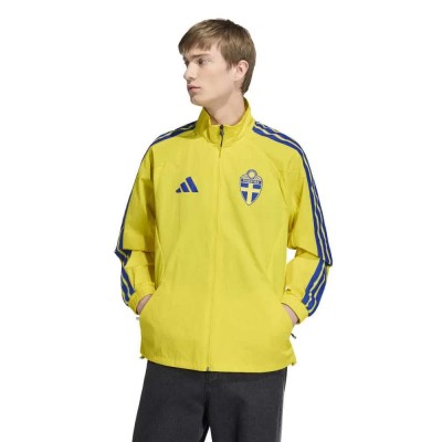 футболна,фланелка,мъжки,пуловери,adidas,sweden,home,anthem,full,zip,sweatshirt,yellow,(yellow)