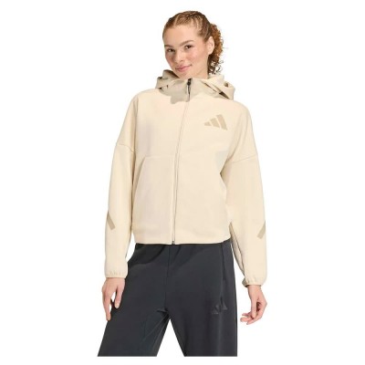 блуза,дамски,блузи,adidas,z.n.e,full,zip,sweatshirt,beige,(crystal,linen)