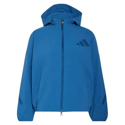 блуза,дамски,блузи,adidas,z.n.e,woven,full,zip,sweatshirt,blue,(dusky,petrol)