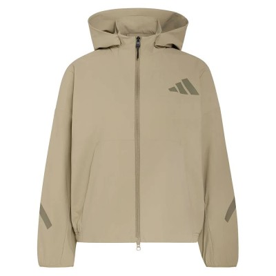 блуза,дамски,блузи,adidas,z.n.e,woven,full,zip,sweatshirt,beige,(wonder,cargo)