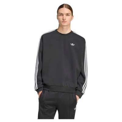 блуза,мъжки,пуловери,adidas,originals,adicolor,3,stripes,oversized,crewneck,sweatshirt,black,(black)