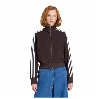 блуза,дамски,блузи,adidas,originals,firebird,adilenium,denim,full,zip,sweatshirt,brown,(aurora,coffee)