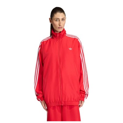 блуза,дамски,блузи,adidas,originals,firebird,adilenium,full,zip,sweatshirt,red,(better,scarlet,white)
