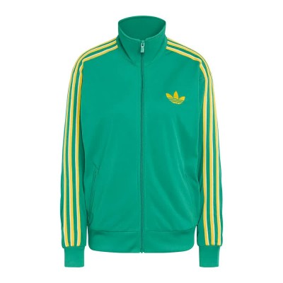 блуза,дамски,блузи,adidas,originals,firebird,loose,full,zip,sweatshirt,green,(bold,green,eqt,yellow,off,white)