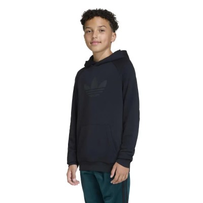 суичър,детски,блузи,adidas,originals,graphic,trefoil,loose,hoodie,black,(black,black)