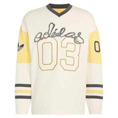 тениска,мъжки,тениски,дамски,тениски,adidas,originals,hockey,long,sleeve,t,shirt,beige,(eqt,yellow)