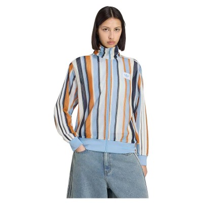 блуза,дамски,блузи,adidas,originals,knit,firebird,full,zip,sweatshirt,multicolor,(multicolor,ash,blue)