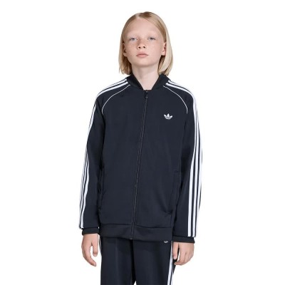 блуза,детски,блузи,adidas,originals,sst,full,zip,sweatshirt,black,(black,white)