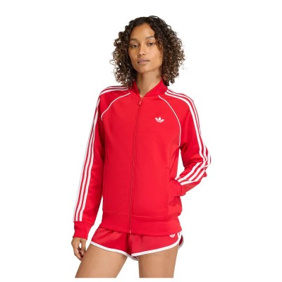 блуза,дамски,блузи,adidas,originals,sst,oversized,corduroy,full,zip,sweatshirt,red,(better,scarlet,white)