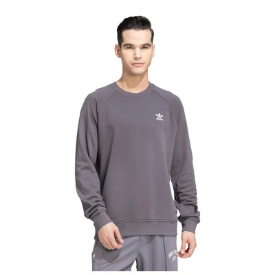 блуза,мъжки,пуловери,adidas,originals,trefoil,essentials,french,terry,crew,sweatshirt,grey,(grey,strata)
