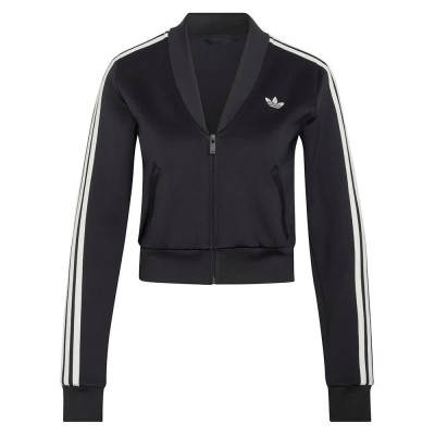 блуза,дамски,блузи,adidas,originals,v,neck,sst,full,zip,sweatshirt,black,(black)