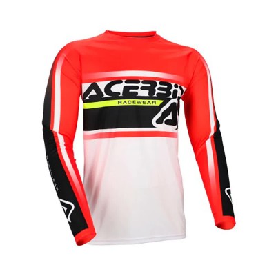 блуза,с,дълъг,ръкав,мъжки,тениски,дамски,тениски,acerbis,mx,linear,lugo,long,sleeve,jersey,red,(red,white)